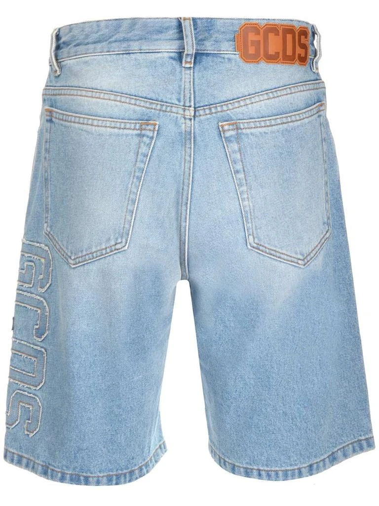 商品GCDS|GCDS Logo Patch Denim Shorts,价格¥1275,第2张图片详细描述