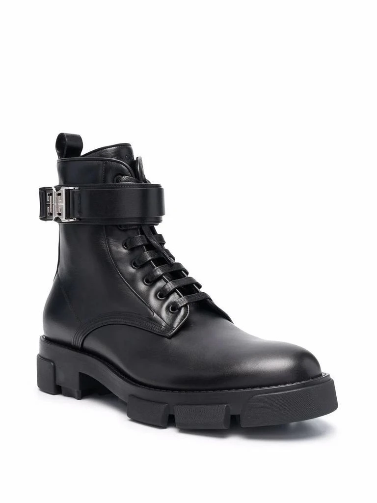 商品Givenchy|Givenchy Men&#39;s  Black Leather Ankle Boots,价格¥7281,第2张图片详细描述