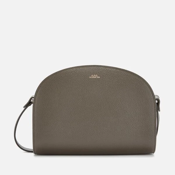 商品A.P.C.|A.P.C. Women's Demi-Lune Cross Body Bag - Grey,价格¥3142,第1张图片