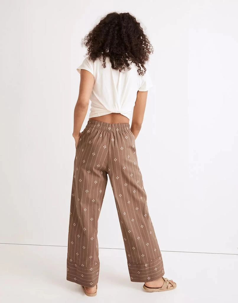 商品Madewell|Pull-On High-Rise Straight Pants in Jacquard Stripe-Play,价格¥558,第3张图片详细描述