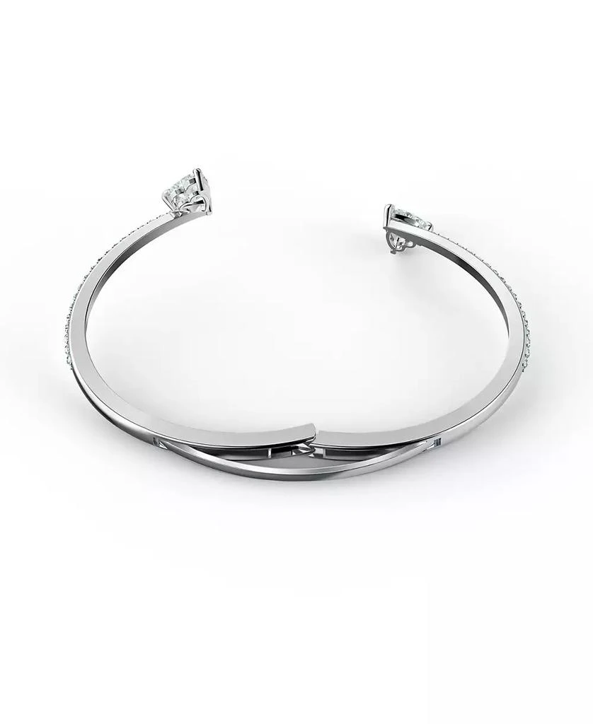 商品Swarovski|Attract Soul Heart Rhodium Plated Bangle,价格¥1334,第3张图片详细描述