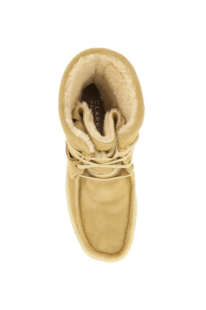 商品Clarks|Clarks originals wallabee cup lace-up ankle boots,价格¥1324,第2张图片详细描述