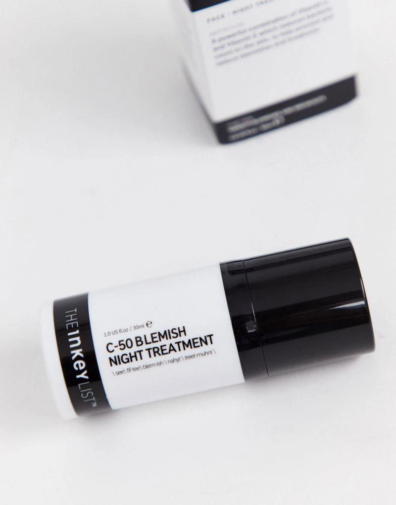 商品THE INKEY LIST|The INKEY List C-50 Blemish Night Treatment 30ml,价格¥116,第2张图片详细描述
