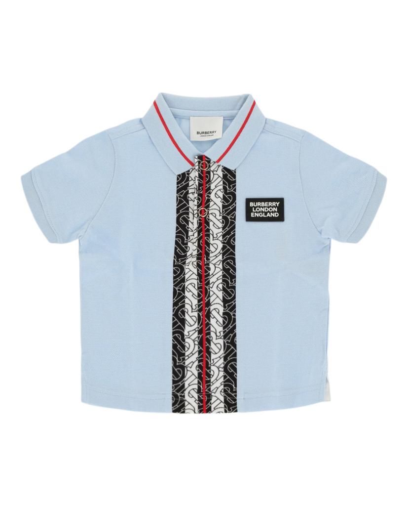 Kids Monogram Stripe Cotton Polo商品第1张图片规格展示