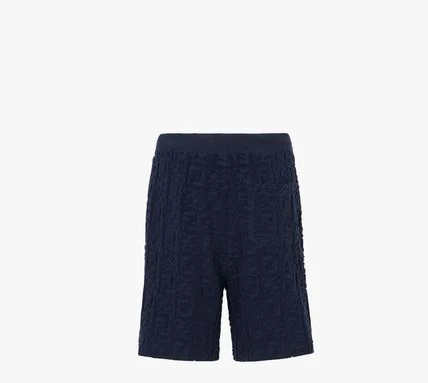 商品Fendi|FENDI 男士短裤深蓝色 FB0689-A9RK-F0QG3,价格¥4361,第1张图片