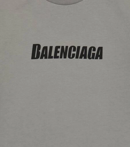 商品Balenciaga|Logo棉质针织T恤,价格¥1611,第3张图片详细描述