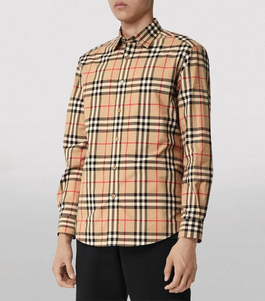 商品Burberry|Cotton Check Shirt,价格¥5357,第3张图片详细描述