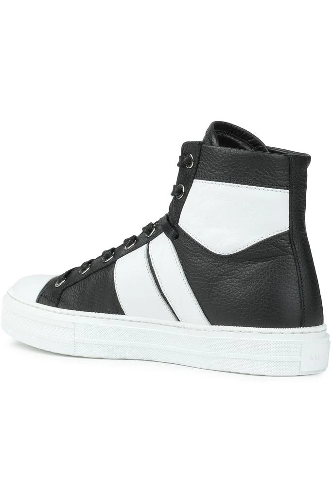 商品AMIRI|Two-tone textured-leather high-top sneakers,价格¥1035,第3张图片详细描述