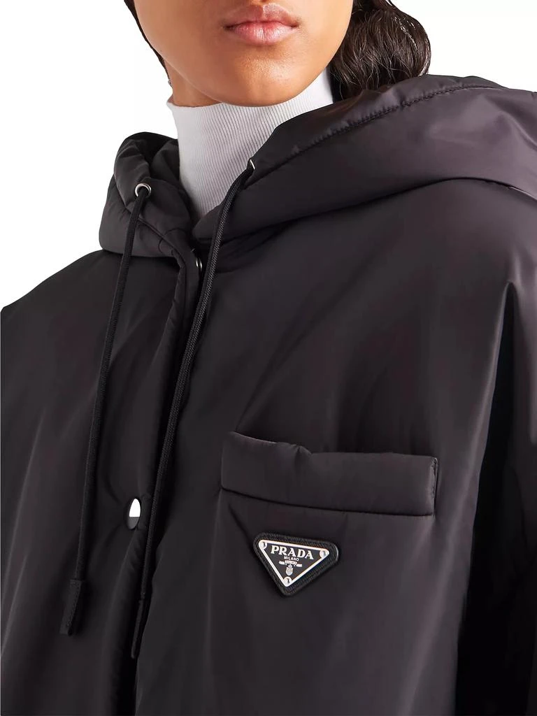 商品Prada|Oversized Light Re-Nylon Raincoat,价格¥23940,第5张图片详细描述