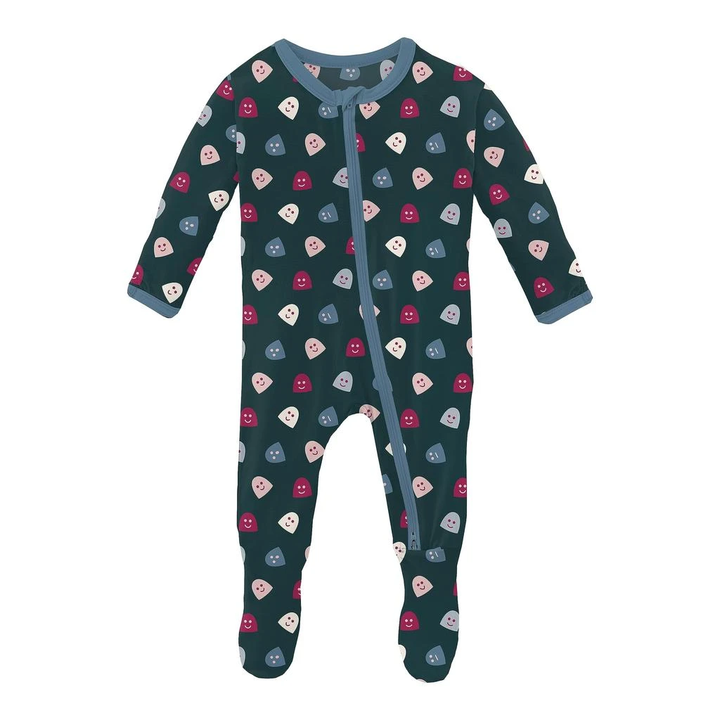 商品KicKee Pants|Print Footie with Two-Way Zipper (Infant),价格¥245,第1张图片详细描述