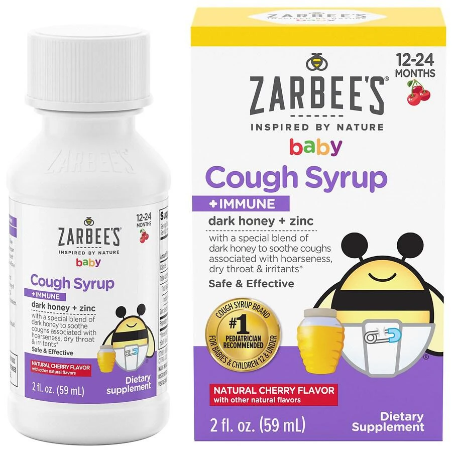 Baby Cough Syrup + Immune with Honey, Natural Cherry Natural Cherry 商品
