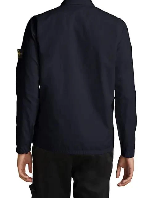 商品Stone Island|Zip-Up Cotton Overshirt,价格¥1727,第5张图片详细描述