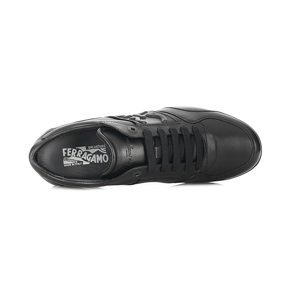 SALVATORE FERRAGAMO 男黑色男士系带鞋 0588185商品第4张图片规格展示