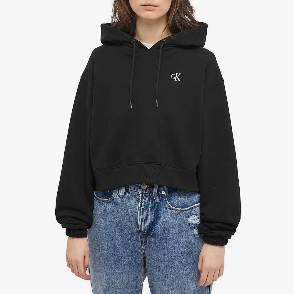 商品Calvin Klein|Calvin Klein Two Tone Monogram Hoody,价格¥437,第2张图片详细描述