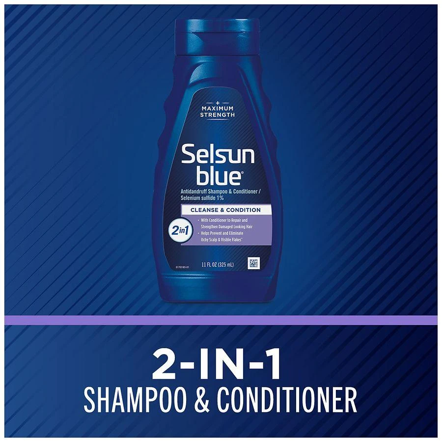 商品Selsun Blue|2-in-1 Antidandruff Shampoo & Conditioner,价格¥74,第2张图片详细描述