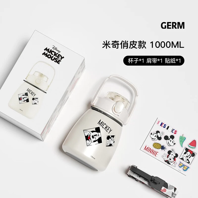 日本GERM格沵 米奇/唐老鸭大肚保温杯 1000ML 商品