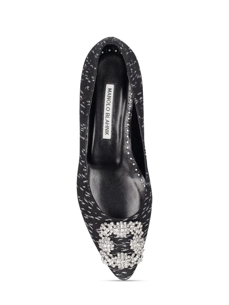 商品Manolo Blahnik|10mm Hangisi Jacquard Flats,价格¥3651,第4张图片详细描述