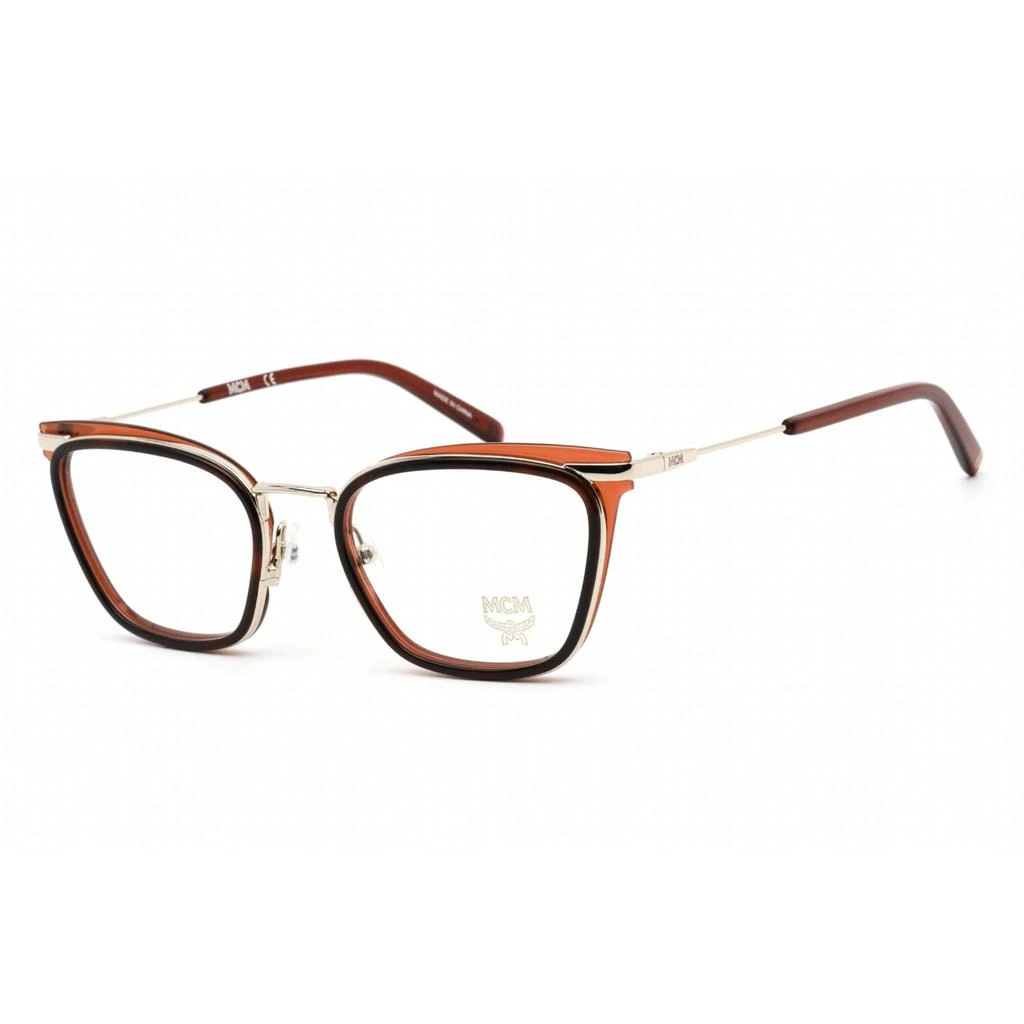 商品MCM|Mcm Unisex Eyeglasses - Clear Demo Lens Havana/Burgundy Cat Eye Frame | MCM2146 220,价格¥381,第1张图片