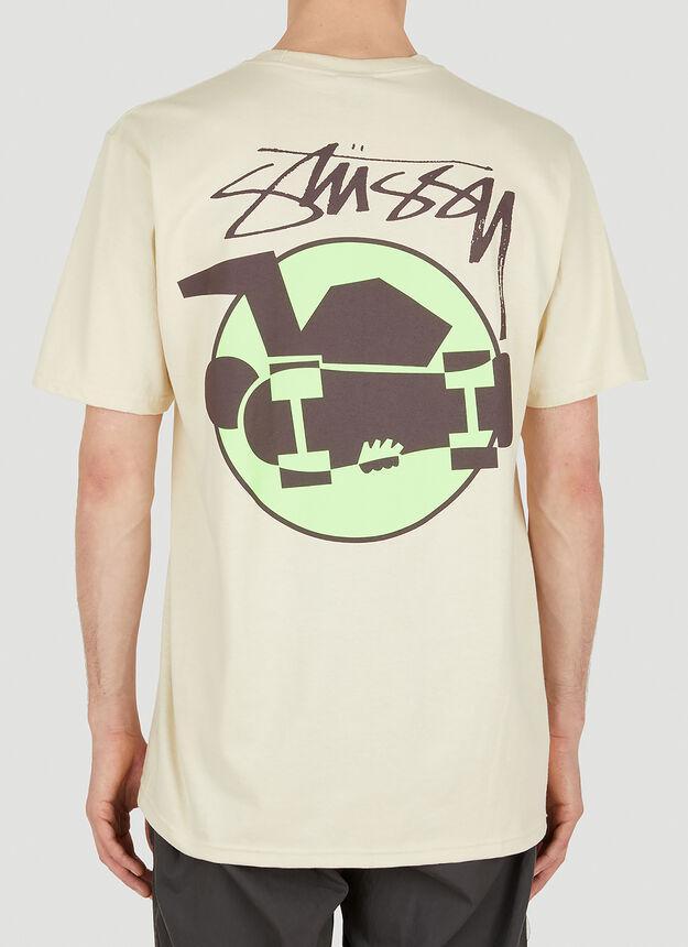商品STUSSY|Skateman Putty T-Shirt in Cream,价格¥299,第7张图片详细描述
