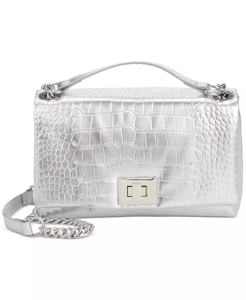 商品INC International|Mini Ajae Metallic Croc Shoulder Bag, Created for Macy's,价格¥260,第1张图片