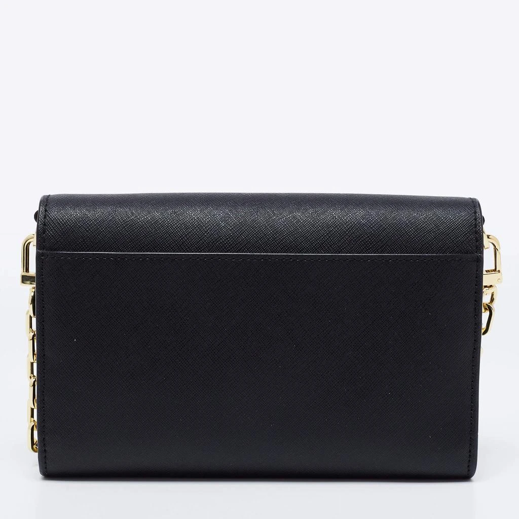 商品[二手商品] Tory Burch|Tory Burch Black Leather Robinson Wallet On Chain,价格¥1512,第4张图片详细描述
