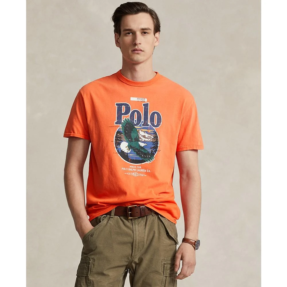 商品Ralph Lauren|Men's Classic-Fit Jersey Graphic T-Shirt,价格¥346,第1张图片