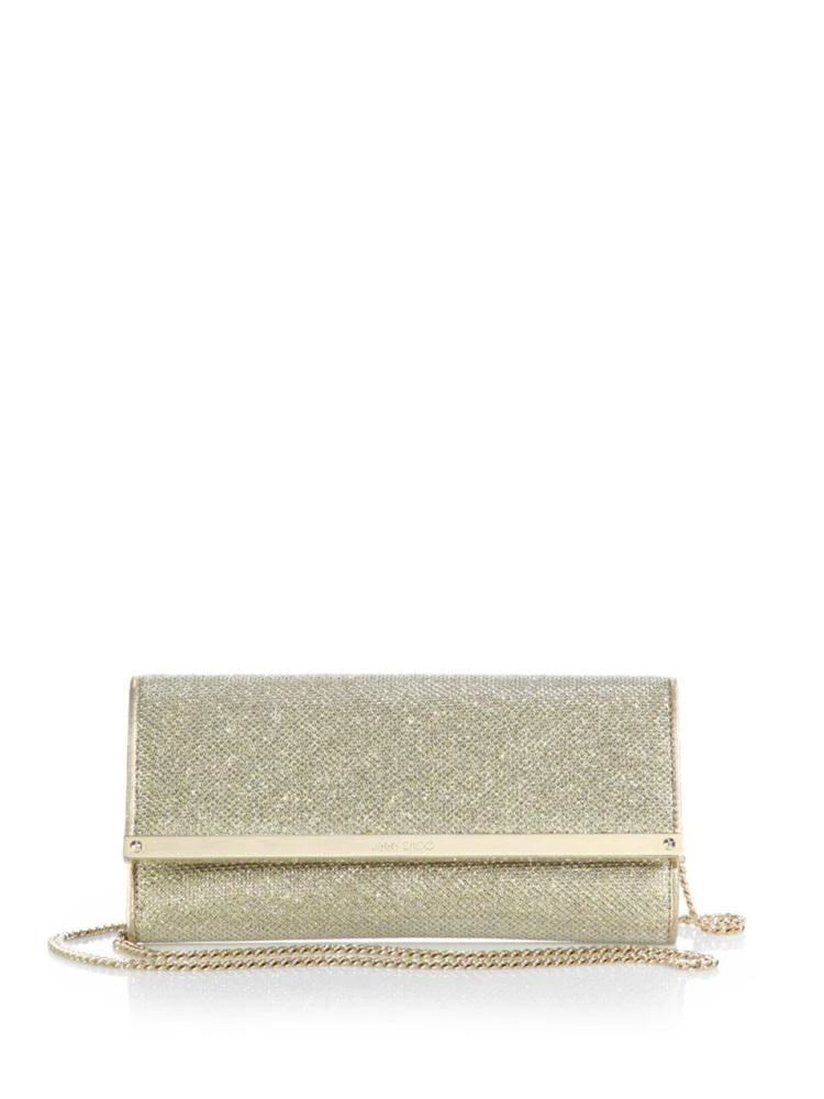 商品Jimmy Choo|Jimmy Choo - Milla Chain-Strap Glittered Wallet,价格¥4071,第1张图片