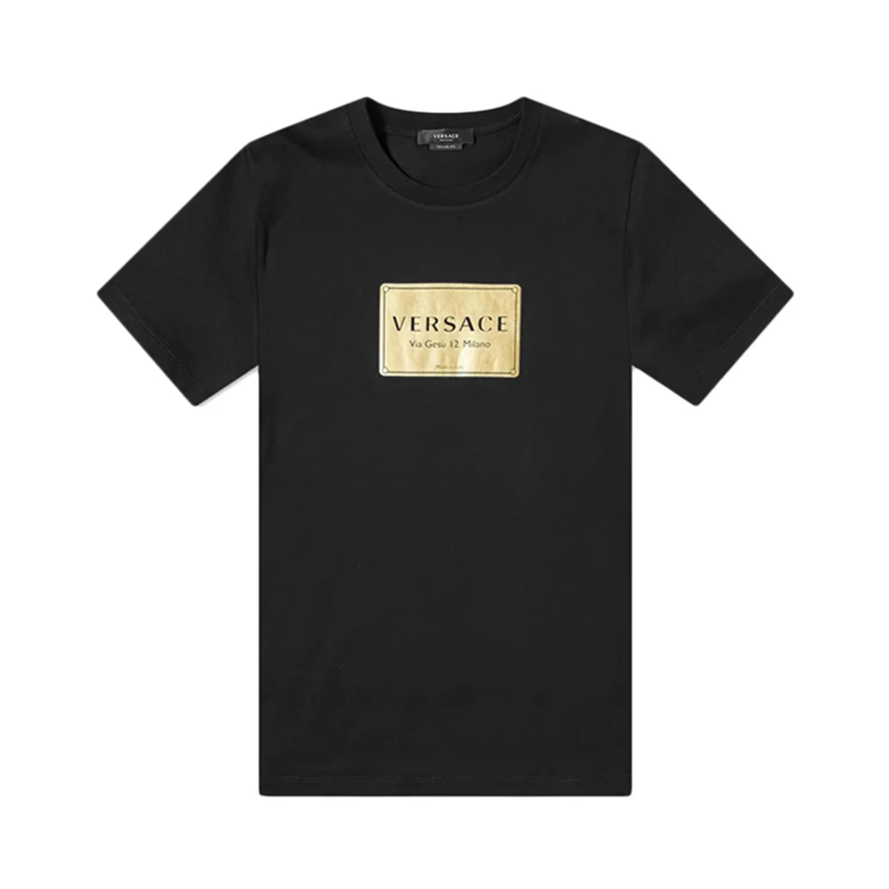 商品[国内直发] Versace|VERSACE 黑色男士T恤 A87387-A228806-A1008,价格¥2248,第1张图片