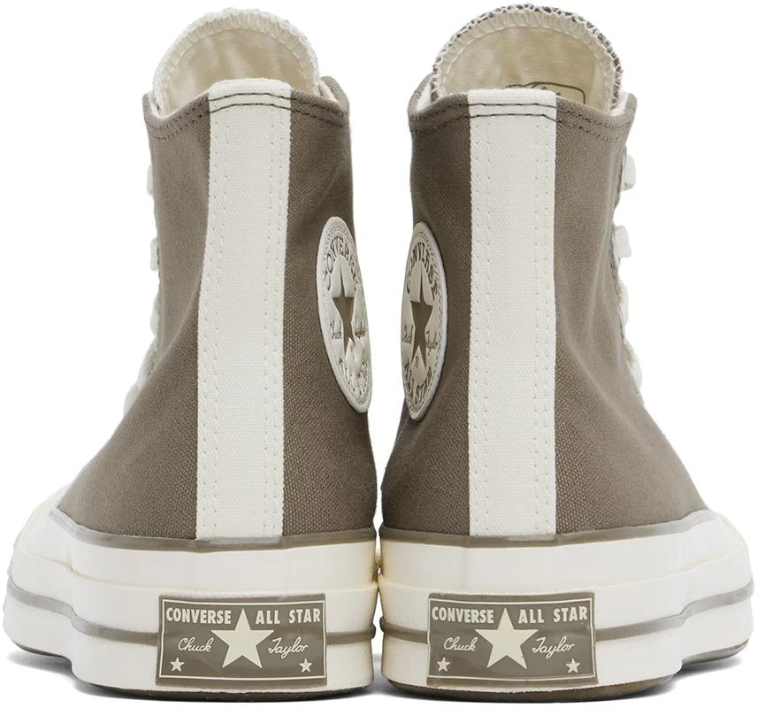 商品Converse|Taupe Chuck 70 Worn-In High Top Sneakers,价格¥676,第2张图片详细描述