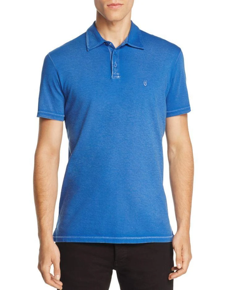 商品John Varvatos|Reverse Print Regular Fit Polo Shirt,价格¥296,第1张图片