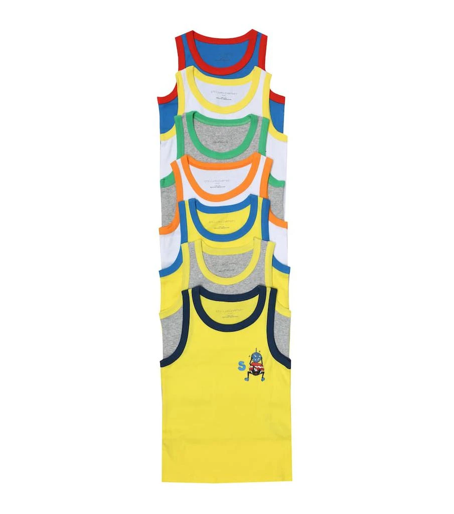 商品Stella McCartney|棉质针织坦克背心七件套,价格¥815,第1张图片
