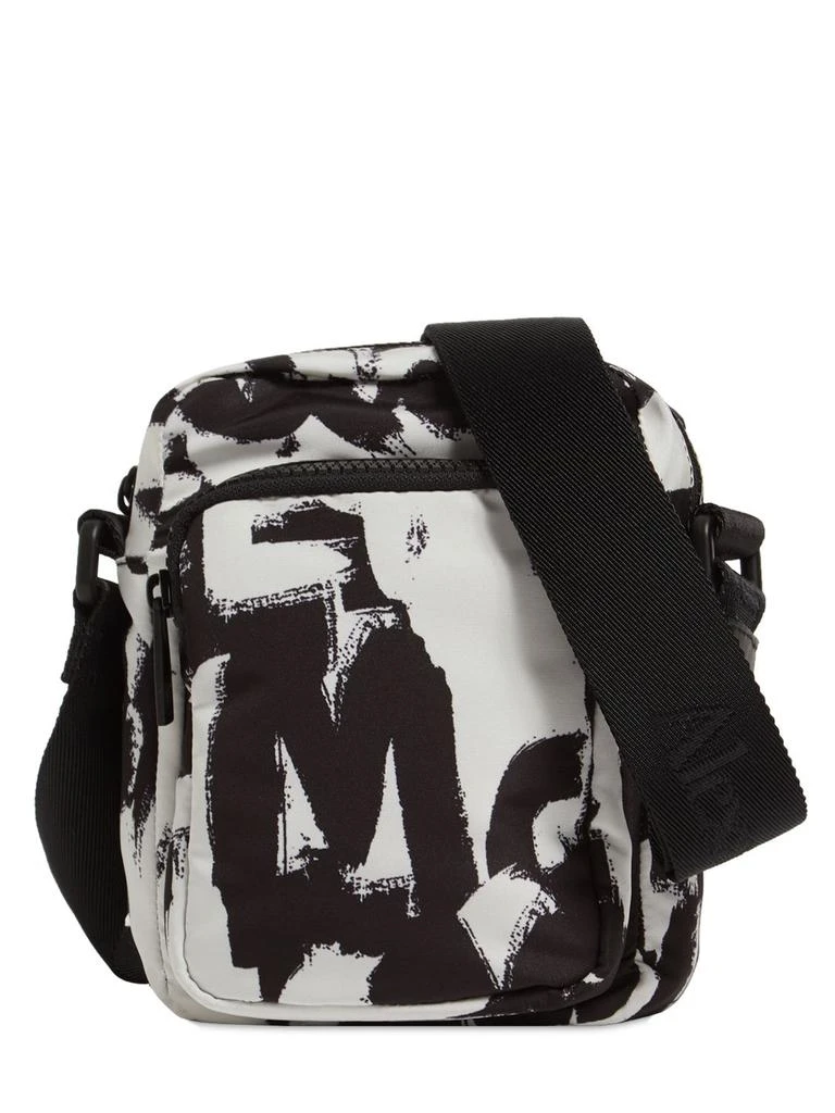 商品Alexander McQueen|Logo Print Mini Nylon Messenger Bag,价格¥5583,第1张图片