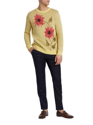 Floral Intarsia Sweater商品第7张图片规格展示