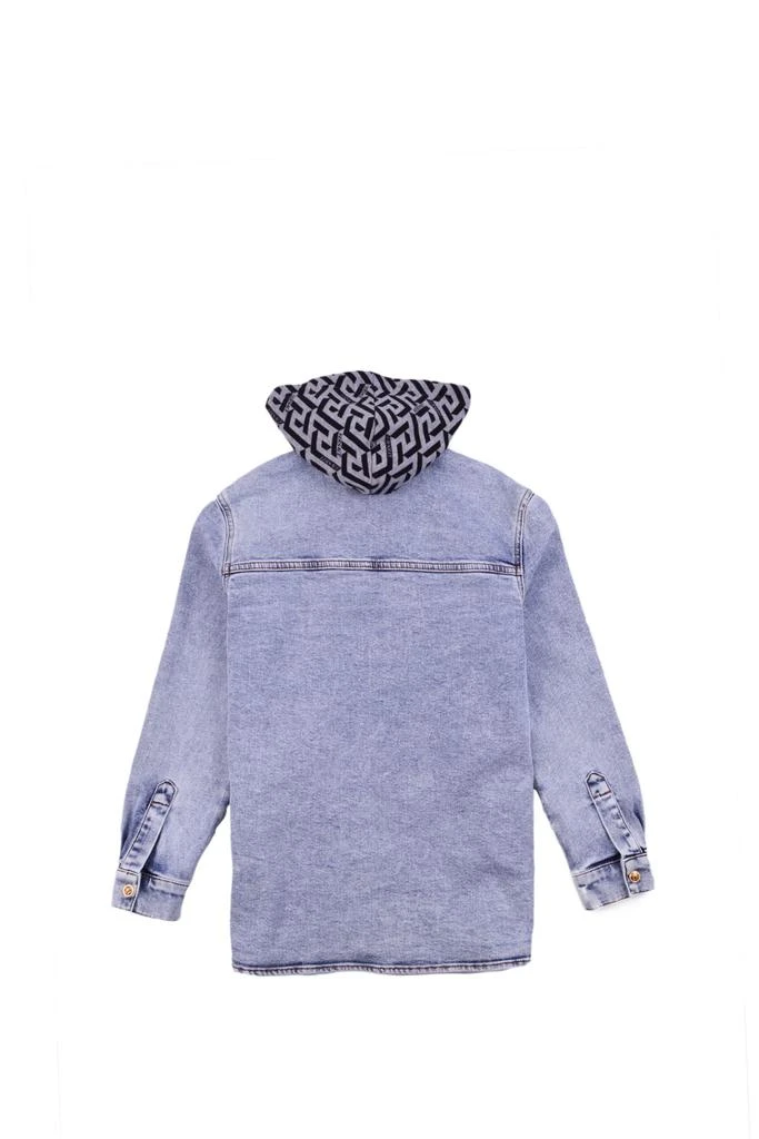 商品Versace|Versace Denim Hooded Jacket,价格¥4524,第2张图片详细描述