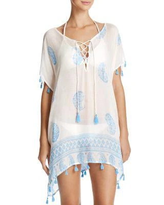 商品Surf Gypsy|Paisley Border Print Tunic Swim Cover-Up,价格¥371,第1张图片