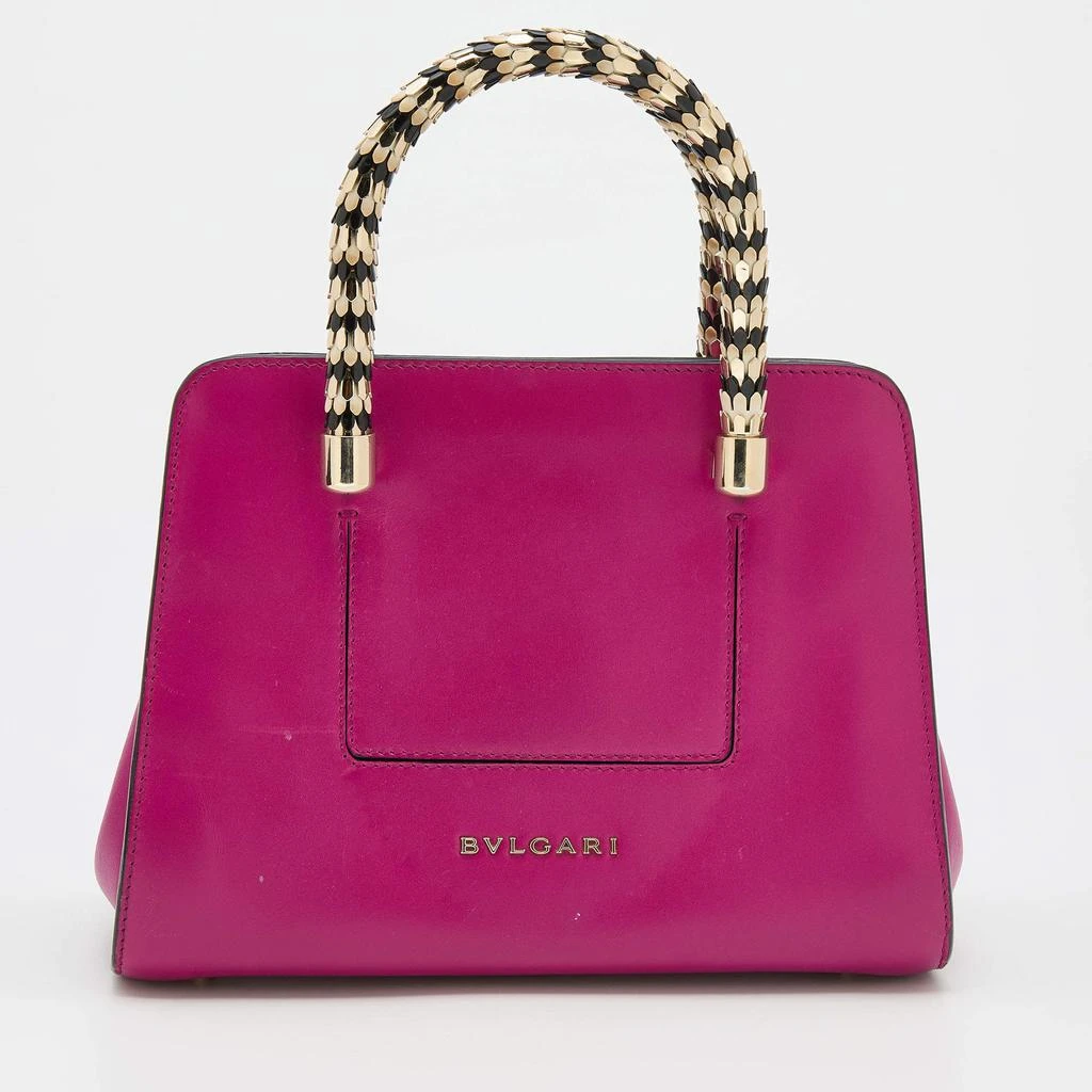 商品[二手商品] BVLGARI|Bvlgari Pink Leather Serpenti Tote,价格¥3412,第4张图片详细描述