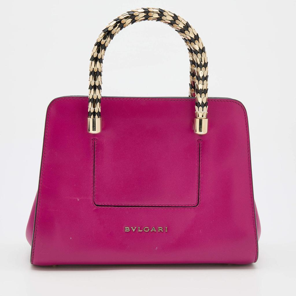 商品[二手商品] BVLGARI|Bvlgari Pink Leather Serpenti Tote,价格¥12539,第6张图片详细描述