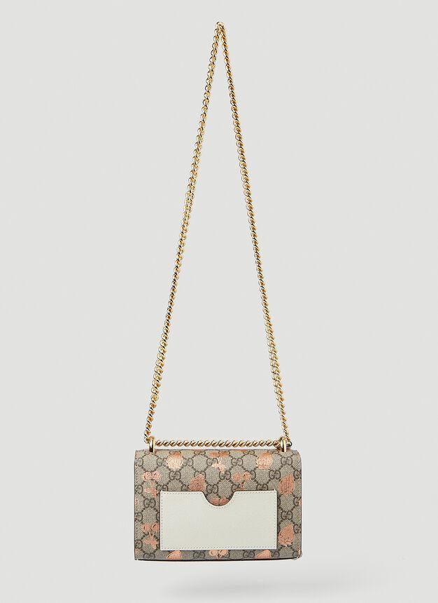 商品Gucci|Berry Padlock Supreme Small Shoulder Bag in Beige,价格¥15513,第5张图片详细描述