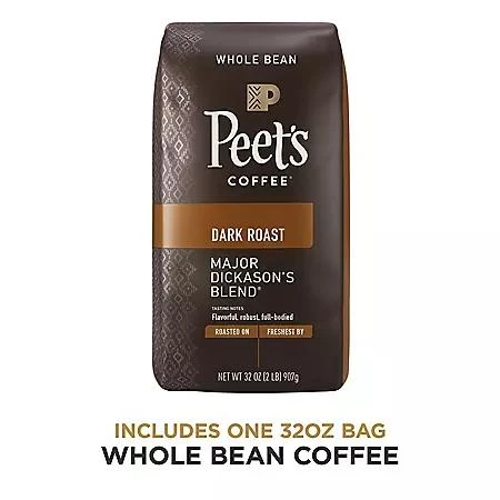 商品Peet's Coffee|深度烘焙咖啡豆 (32 oz.),价格¥141,第2张图片详细描述