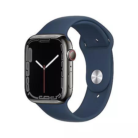 商品Apple|Apple Watch Series 7 Stainless Steel 45mm GPS + Cellular (Choose Color),价格¥5305,第1张图片