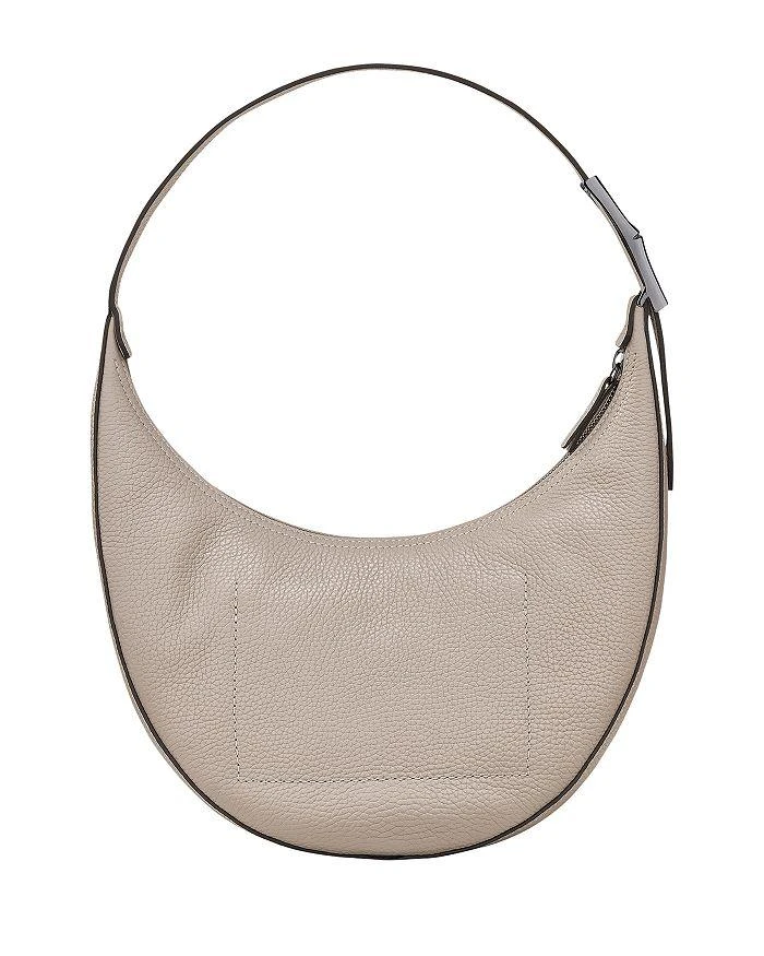 商品Longchamp|Roseau Medium Half Moon Leather Shoulder Bag,价格¥2714,第4张图片详细描述