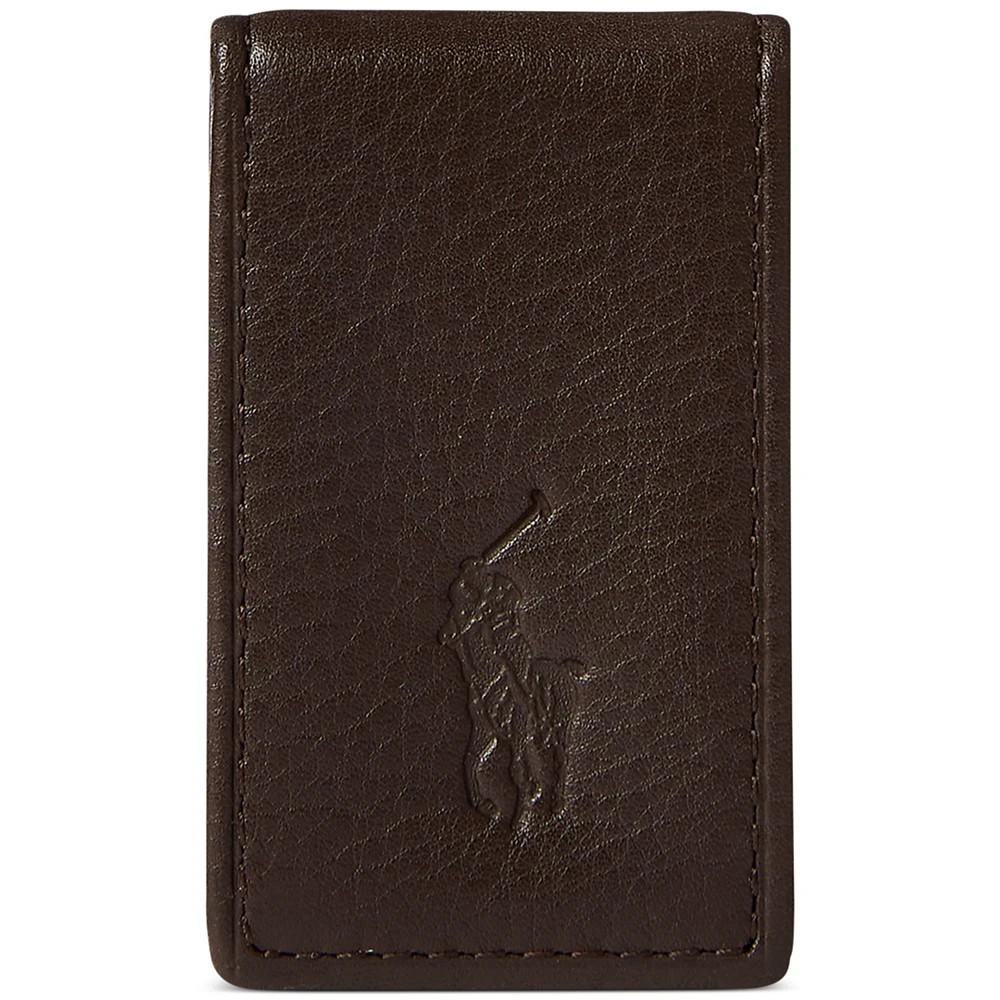 商品Ralph Lauren|Men's Pebbled Leather Money Clip,价格¥411,第1张图片