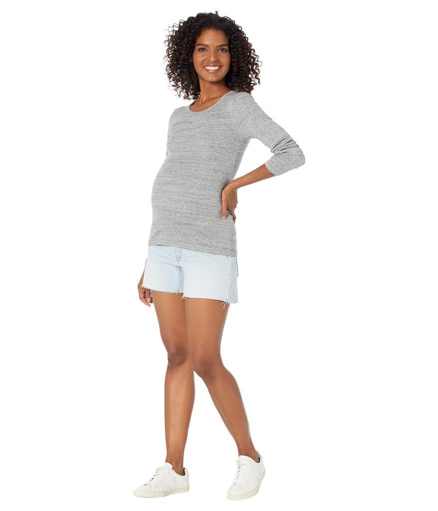 商品Madewell|Maternity Relaxed Denim Shorts in Essen Wash,价格¥402,第6张图片详细描述