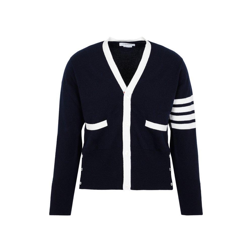 商品Thom Browne|Thom Browne V-Neck Buttoned Cardigan,价格¥8687,第1张图片