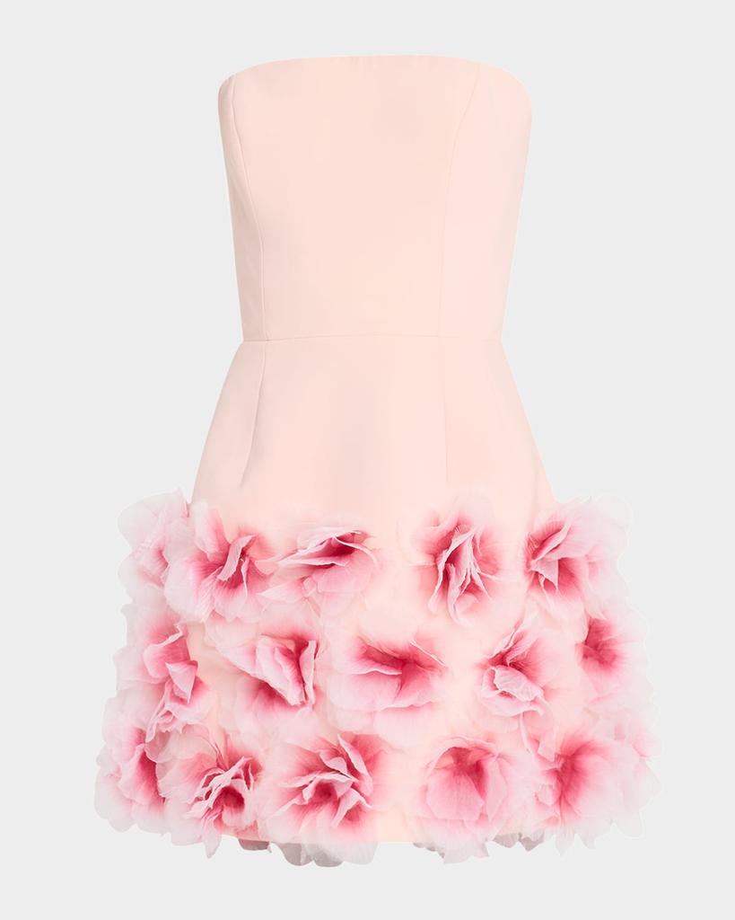 knee length dresses for ladies Butterfields Strapless Mini Dress - Hot Pink