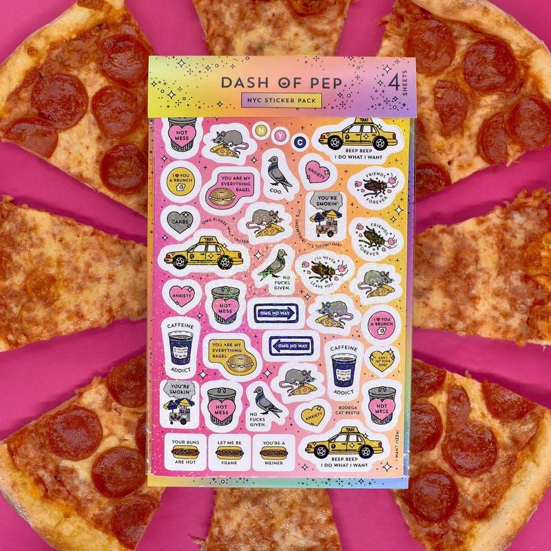 商品Dash of Pep|NYC Stickers,价格¥61,第1张图片