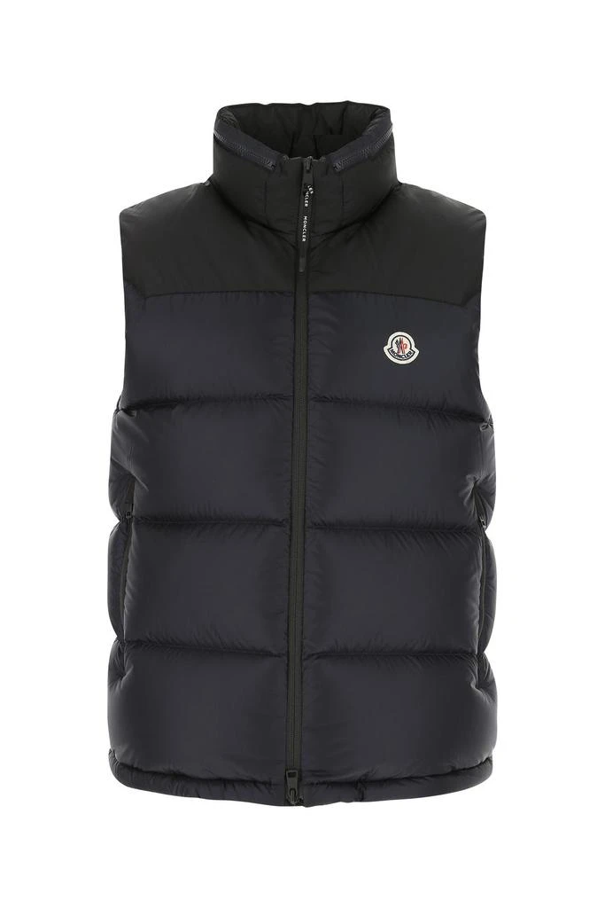 商品Moncler|Navy blue nylon Ophrys sleeveless down jacket Nd Moncler Uomo,价格¥7888,第1张图片