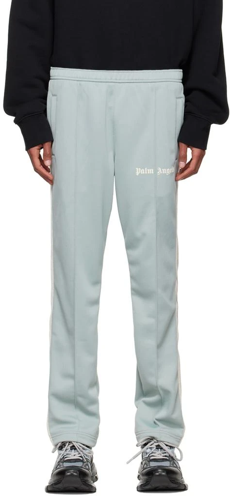 商品Palm Angels|Blue Polyester Lounge Pants,价格¥1483,第1张图片