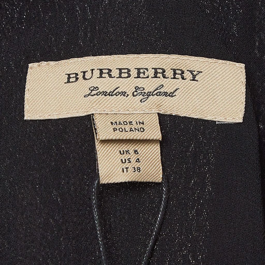 商品[二手商品] Burberry|Burberry Black Georgette Tie-up Neck Short Dress S,价格¥1034,第5张图片详细描述