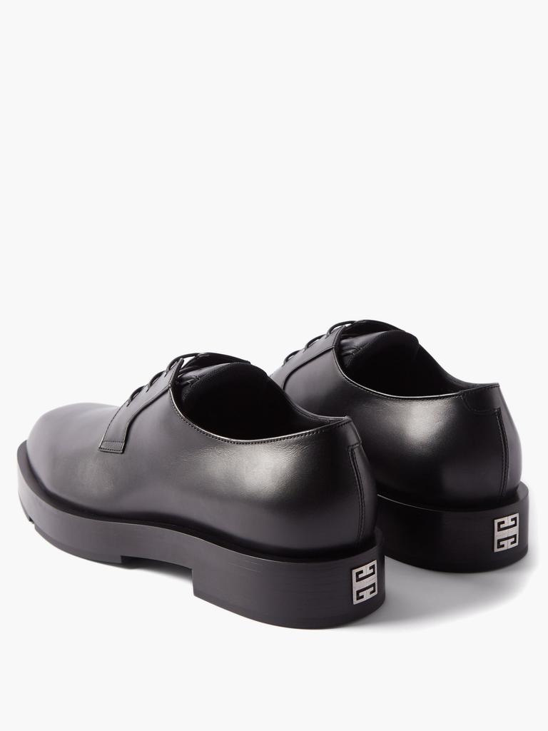 4G square-toe leather Derby shoes商品第5张图片规格展示